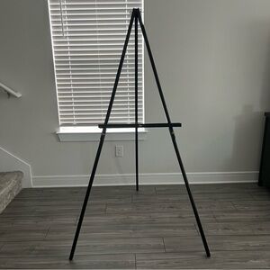 Wedding Decor! Black Beechwood Display & Sketch Easel
